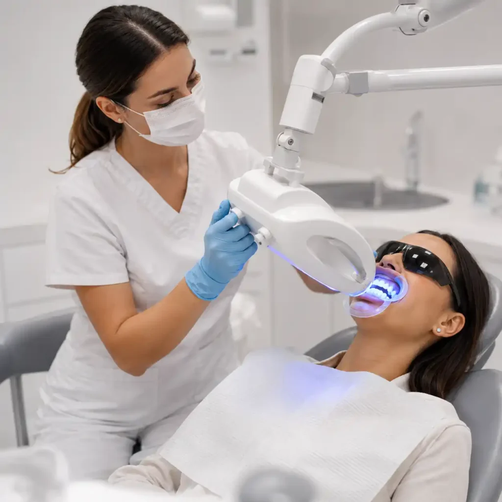 teeth bleaching